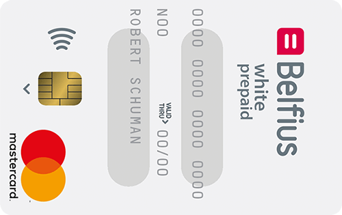 Belfius Prepaid MasterCard White kredietkaart