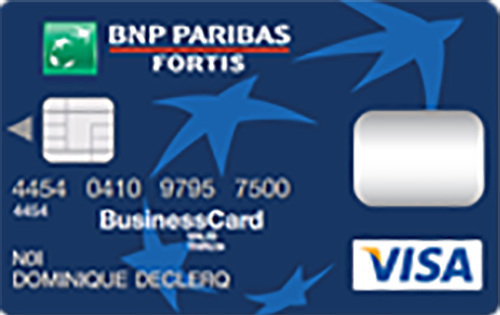BNP Paribas Fortis Visa Business Blue